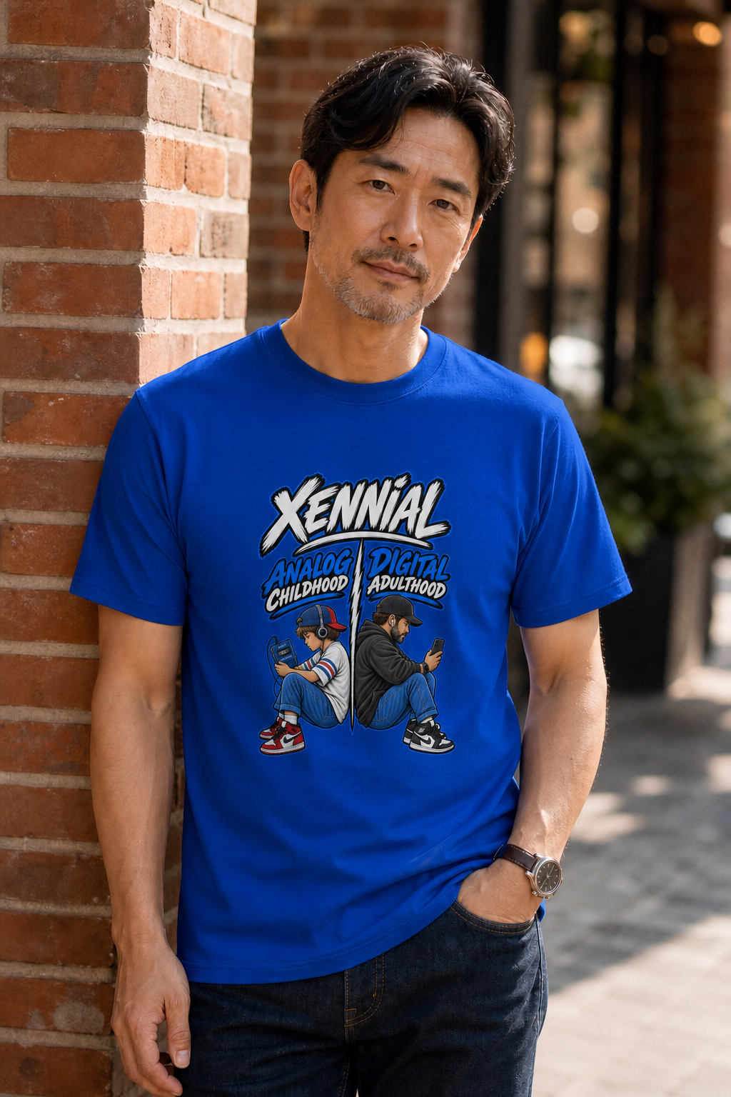 Xennial Analog Childhood Digital Adulthood T-Shirt