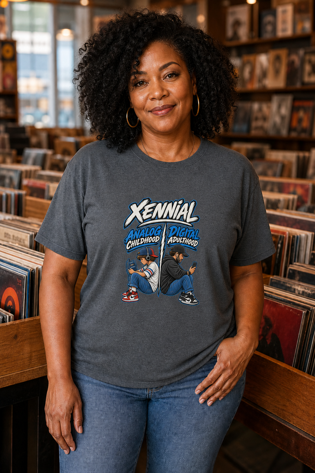 Xennial Analog Childhood Digital Adulthood T-Shirt